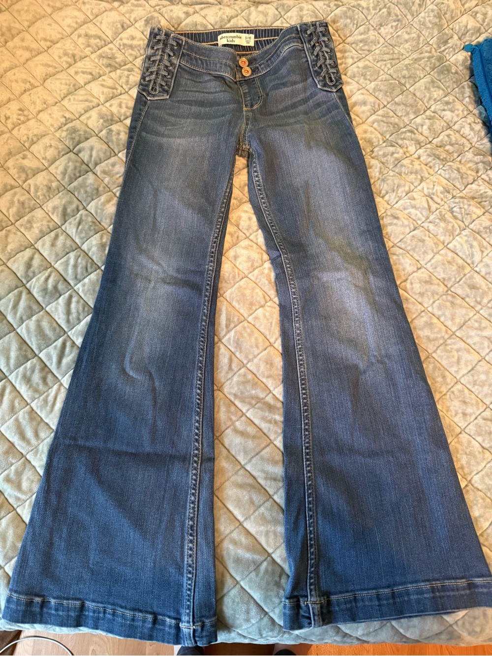 abercrombie kids Dark Blue Flare Jeans
